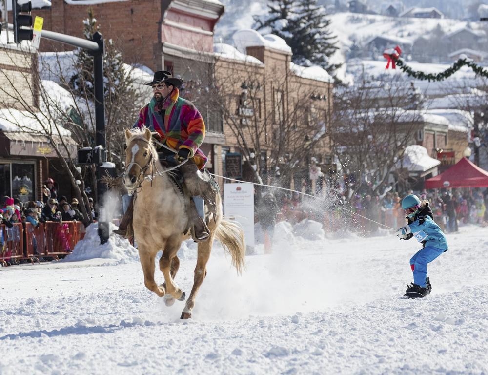 horse drawn ski winter festival