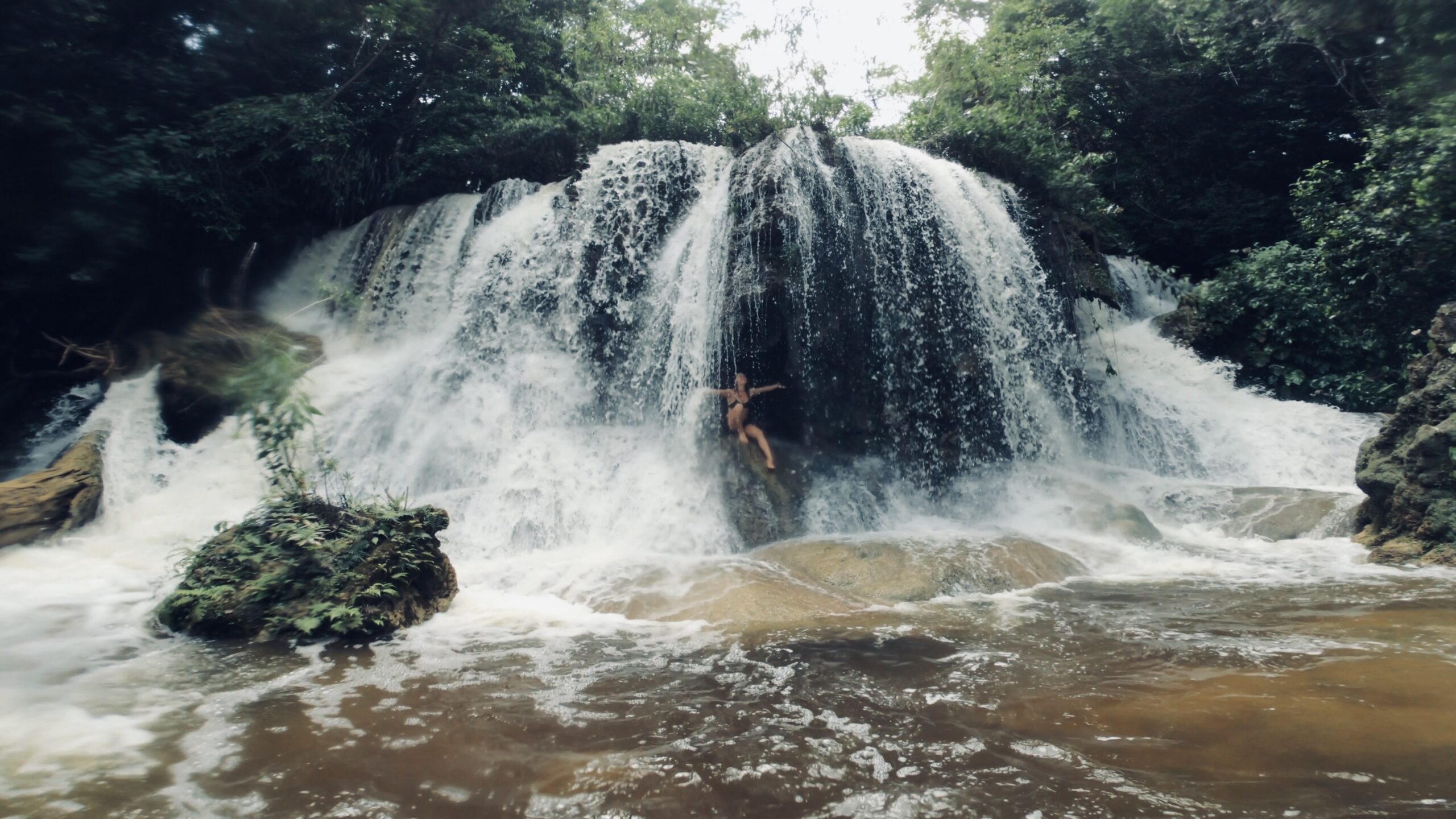 Waterfall in Selva Lacandona, Chiapas, Mexico 2023