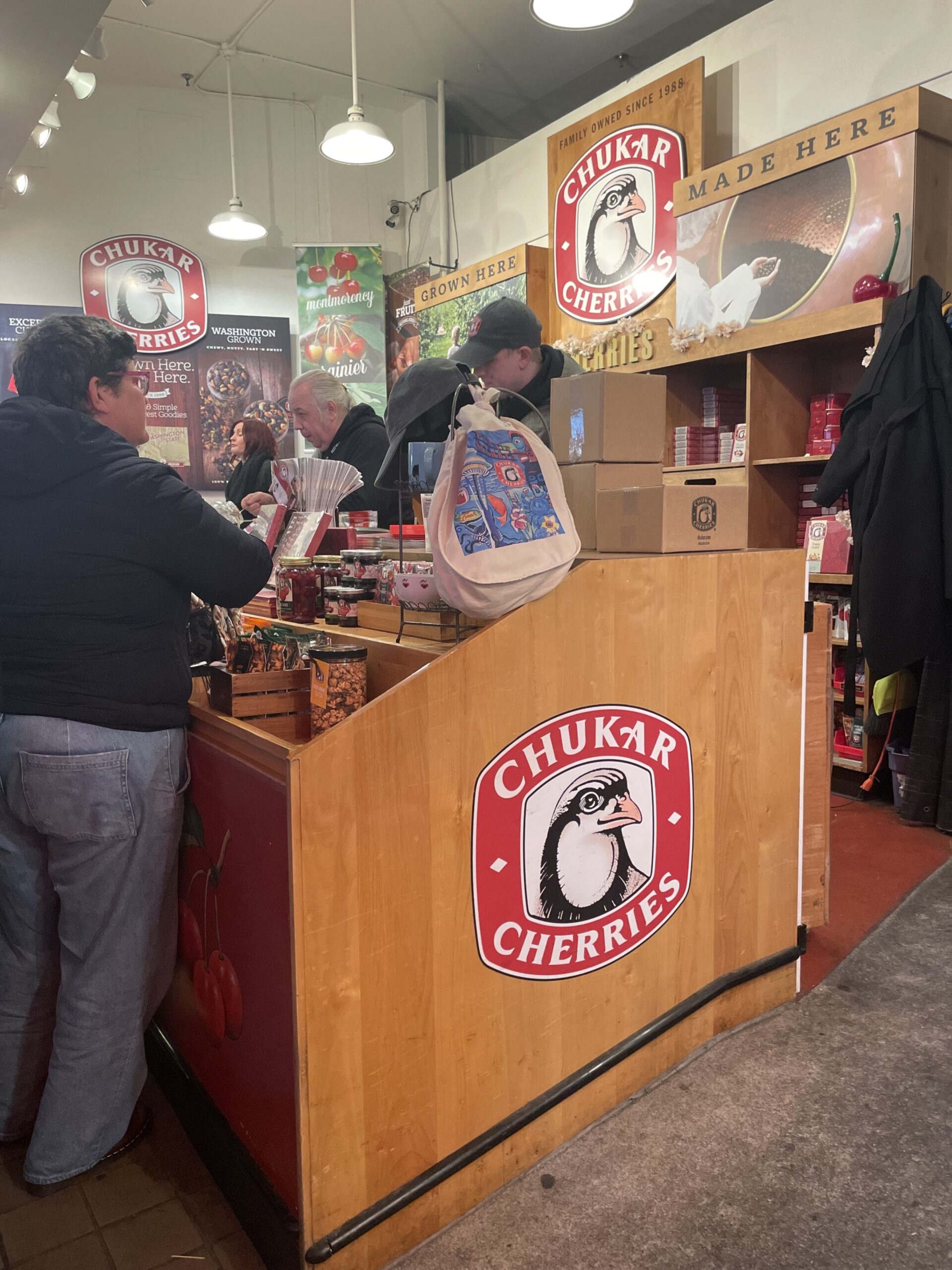 Pike Place Store Market- Chocolate Covered Cherries from Chukar Cherries