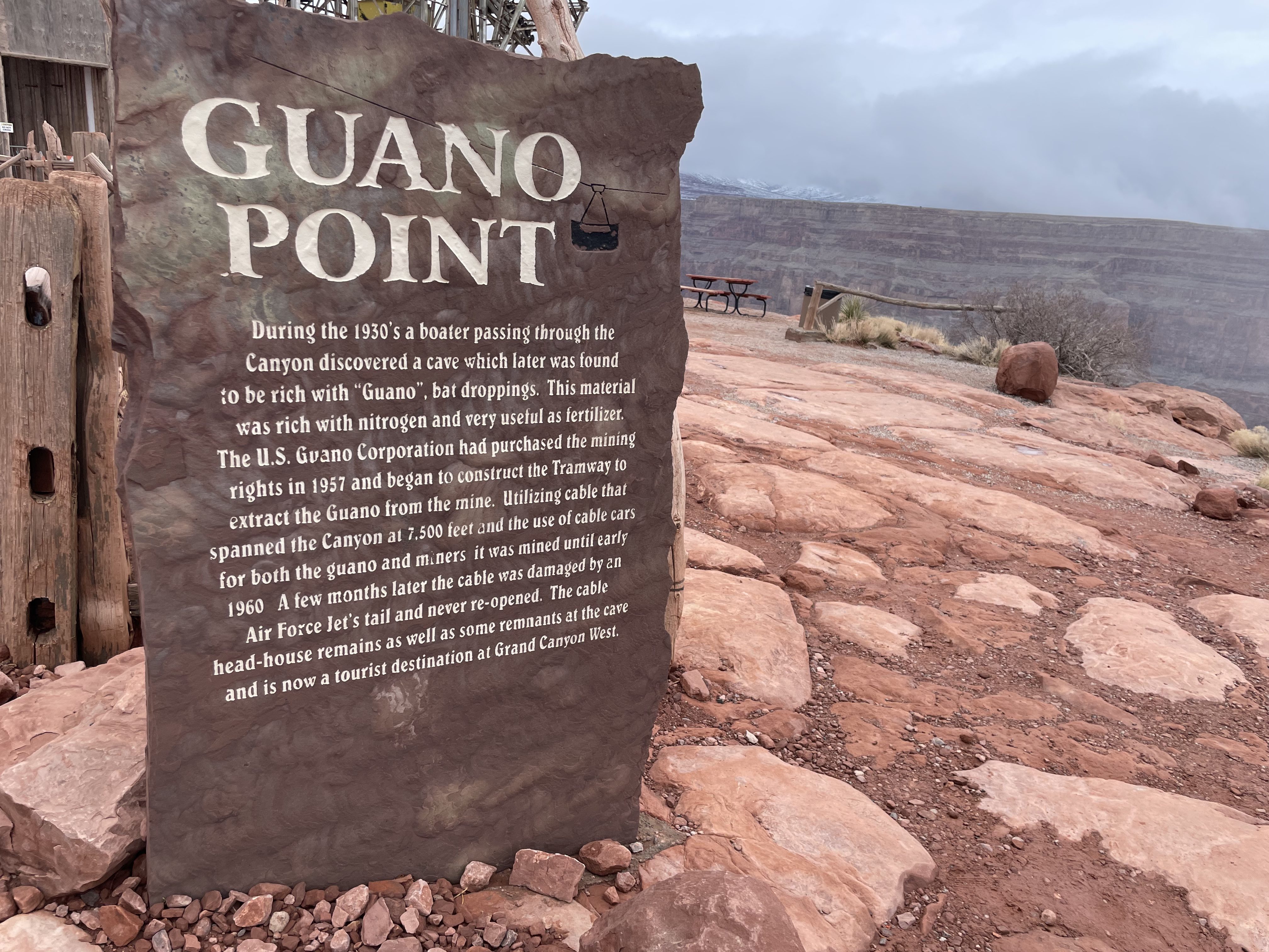 Las Vegas to West Rim Grand Canyon by Car-  Guano Point
