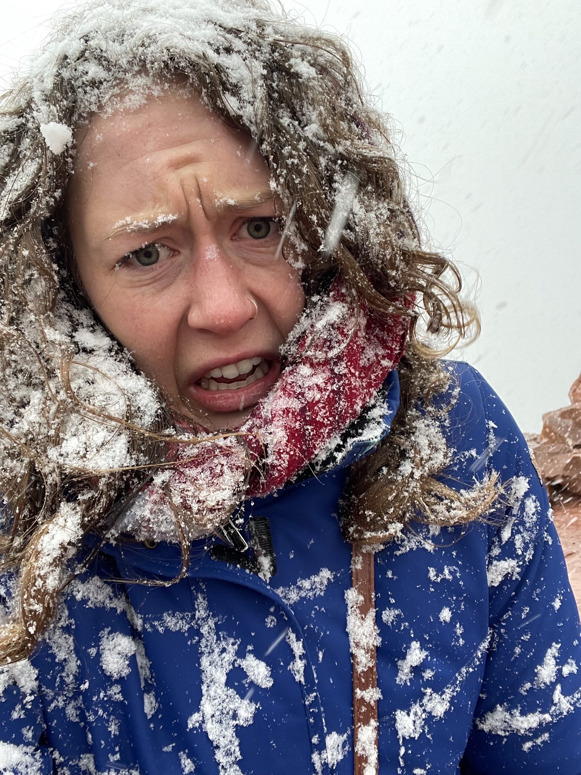 How to do Las Vegas to West Rim Grand Canyon by Car- stuck in snow storm