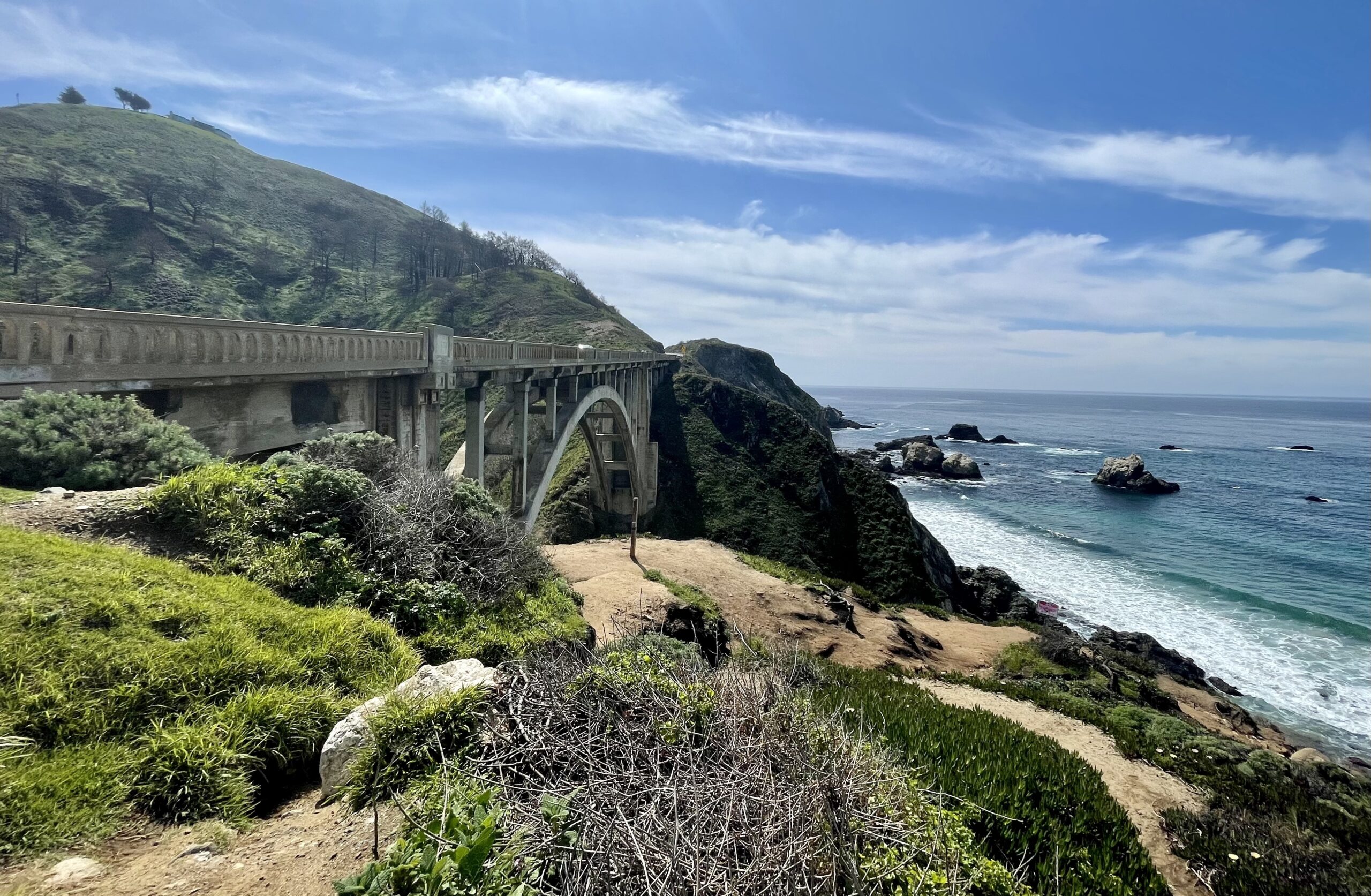 From San Francisco to Big Sur- the Bixby Bridge
