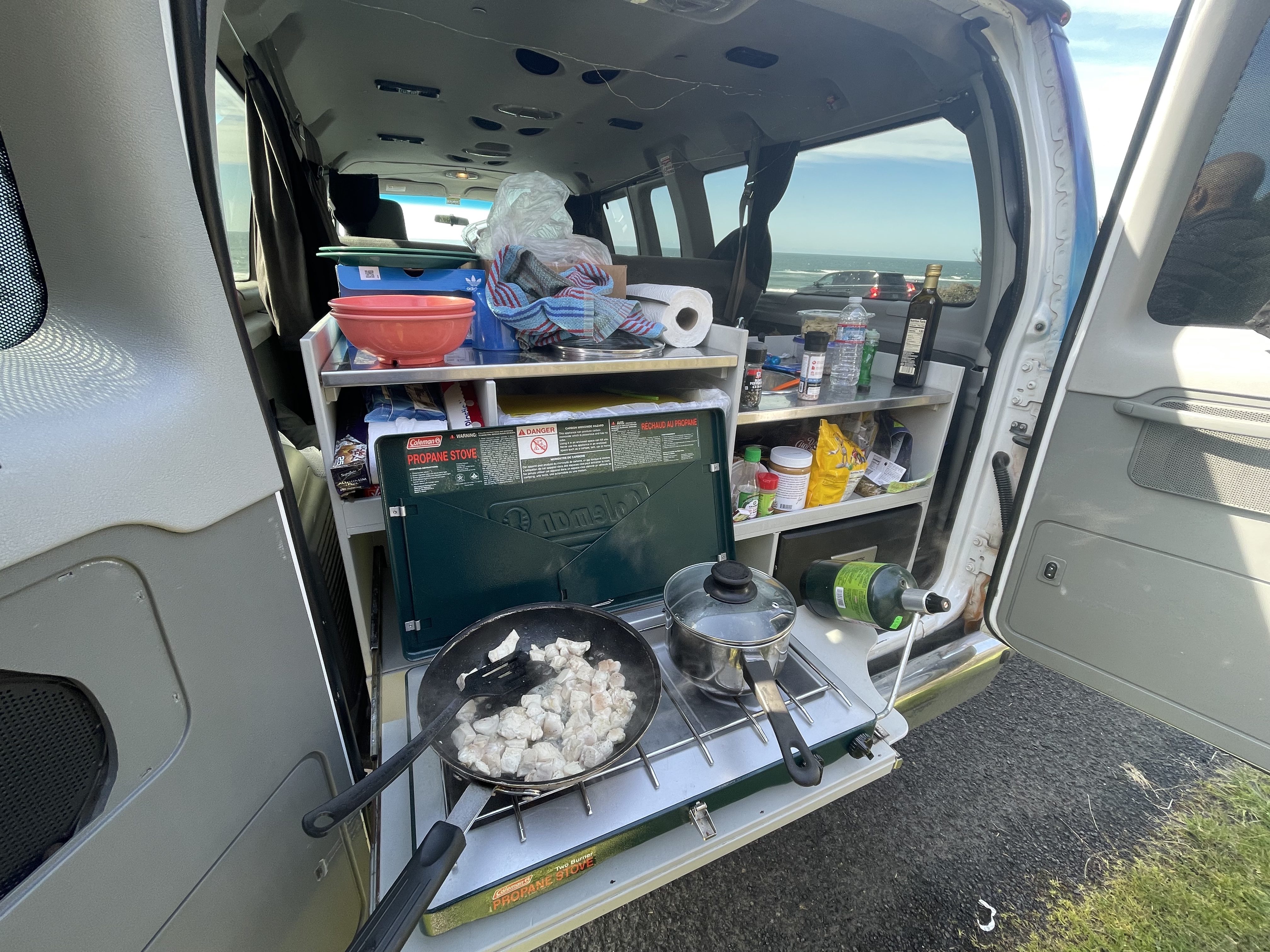 Escape Campervans kitchen