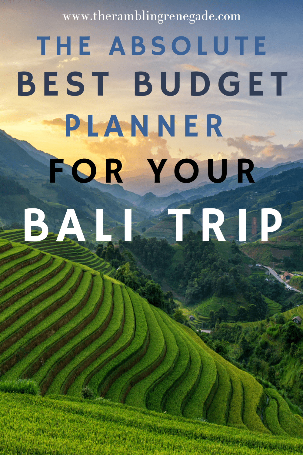 Bali Itinerary Budget plan