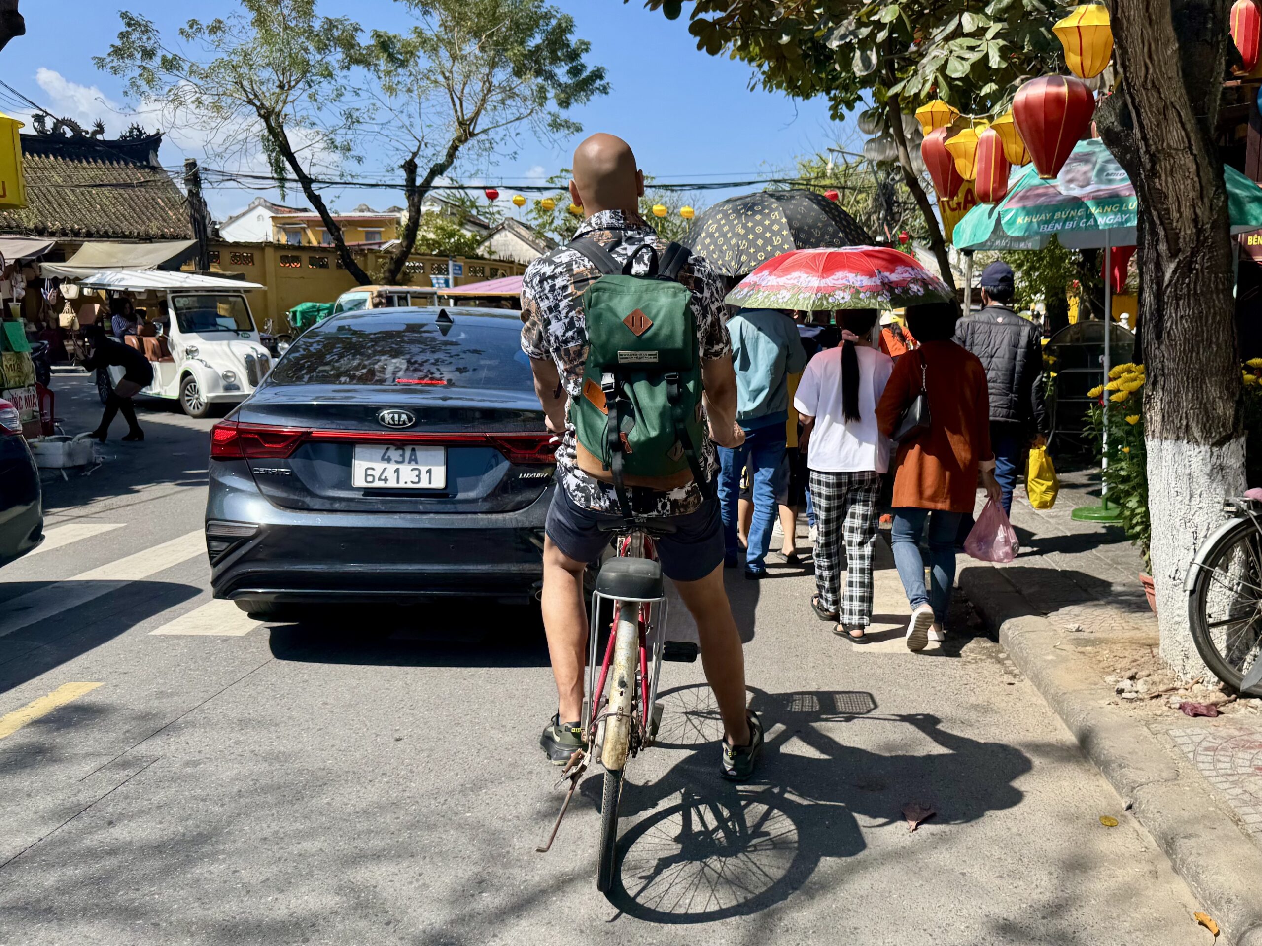 Biking in Hoi An Vietnam