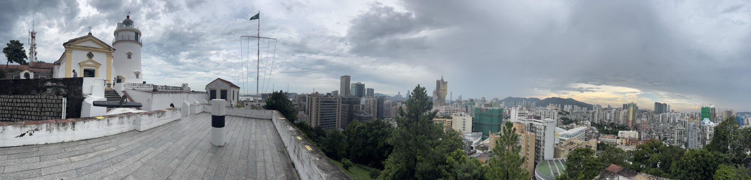 View from Guia Lighthouse in Macau China SAR